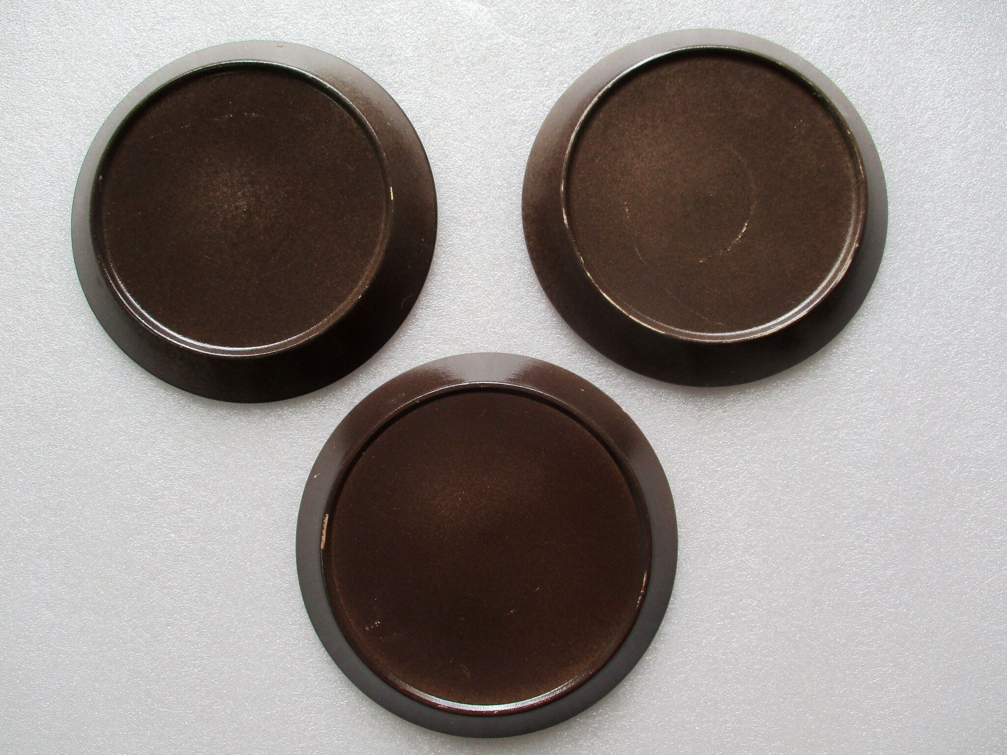 Set of 10 niderviller glazed stoneware plates