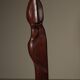 Monumental Afzelia wood sculpture by Begga d’Haese, Belgium, c. 1985