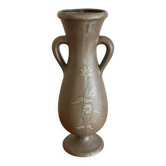 Large stoneware amphora vase