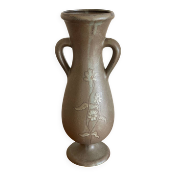 Grand vase amphore en grès