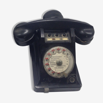 Téléphone années 60 en bakélite