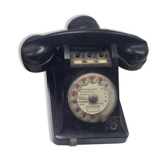 Téléphone années 60 en bakélite