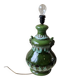 Vintage 1960s green toned ceramic lamp