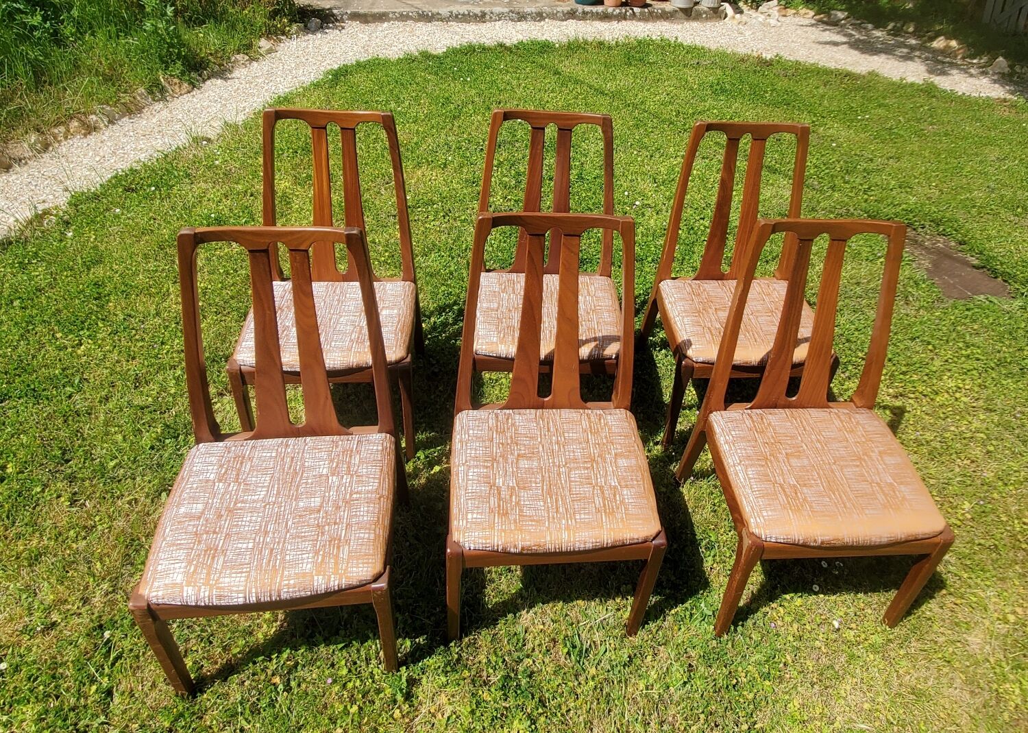 Nathan mid century chairs