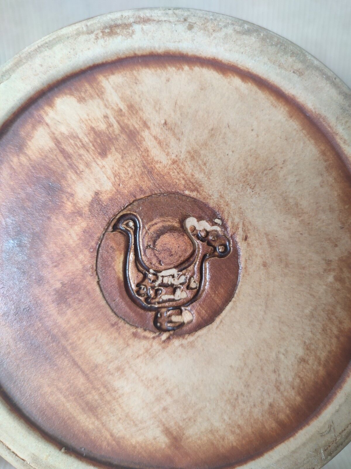 Salad bowl sandstone tachiste la Poterie de la Colombe
