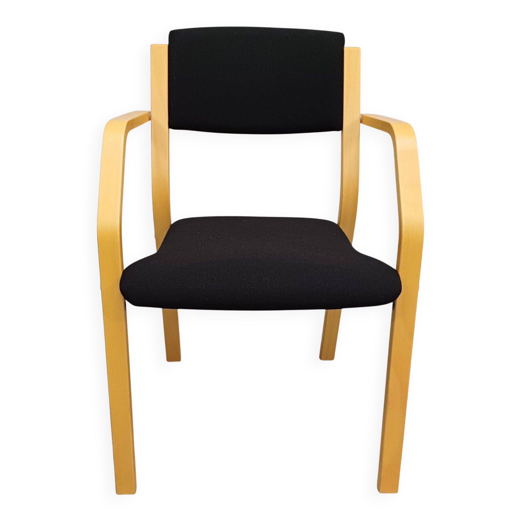 Scandinavian conference chair by LANA Design, made of beech – Denmark, 1960s