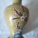 Enameled vase