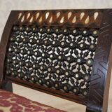 19th-Century Bench in Exotic Wood, 1890s