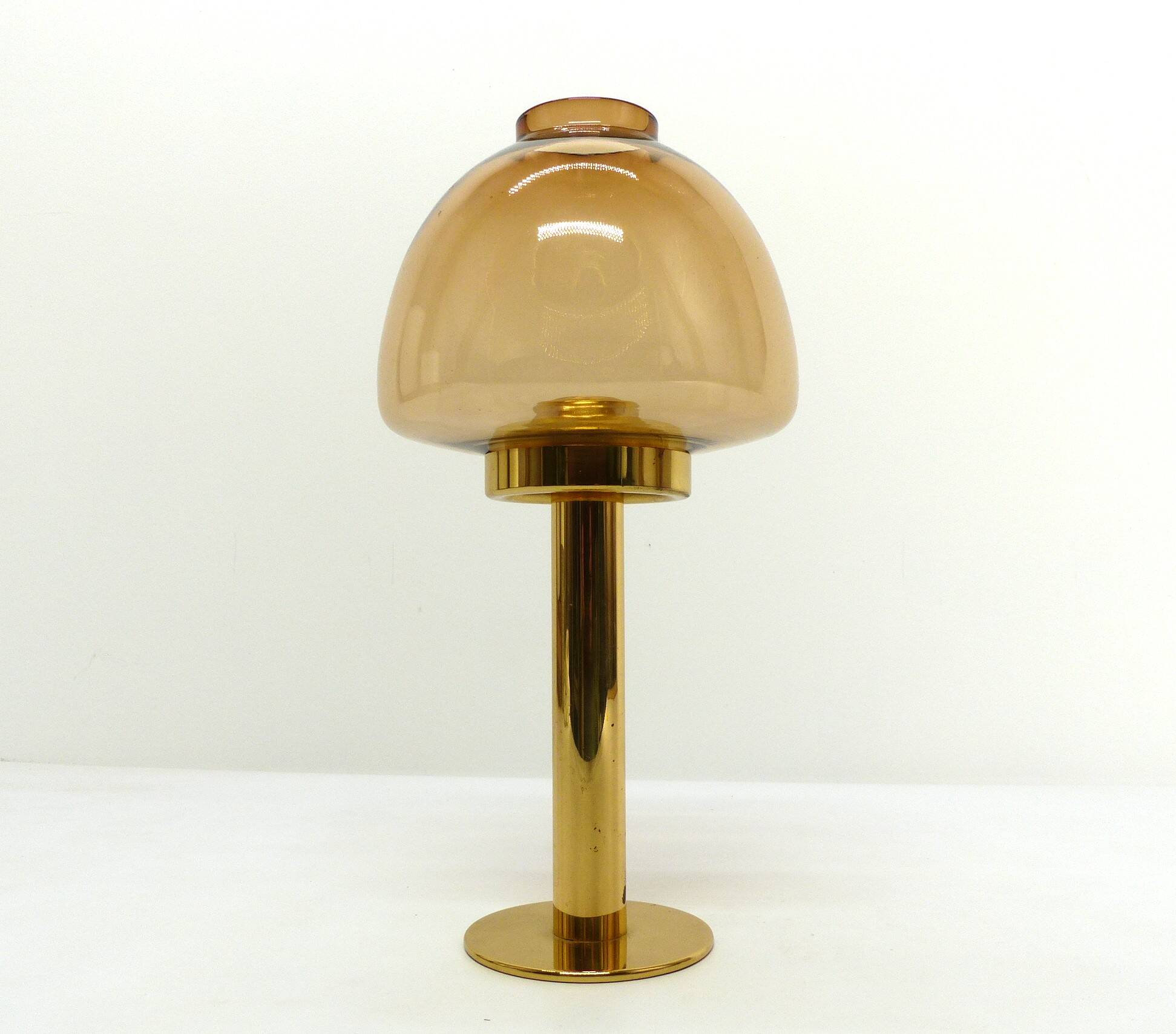 Scandinavian candle holder Hans-Agne Jakobsson Claudia honey L10232 1960