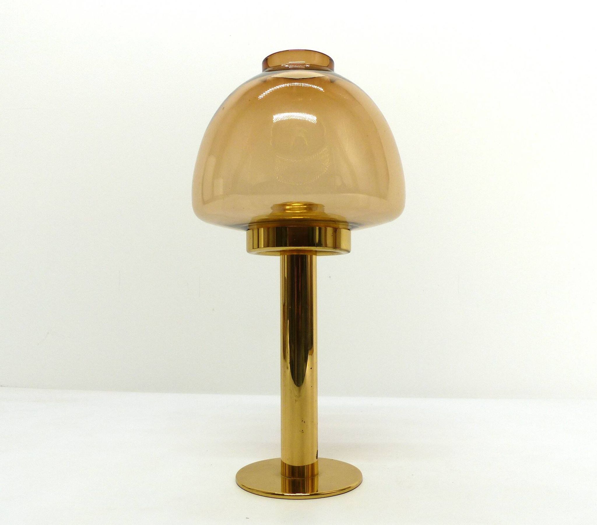 Scandinavian candle holder Hans-Agne Jakobsson Claudia honey L10232 1960