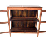 Teak glass buffet