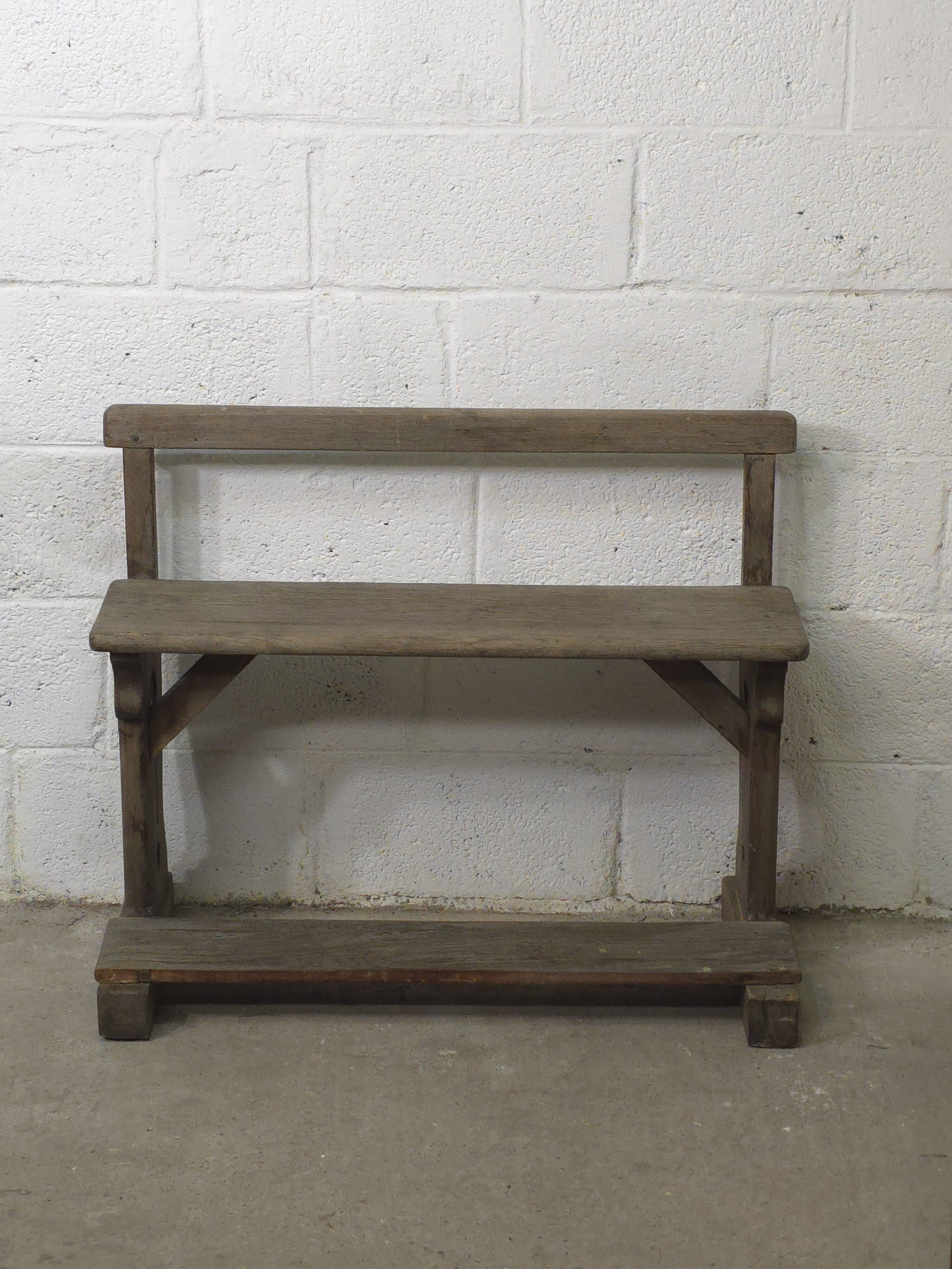 Banc d'école ancien début 20ème