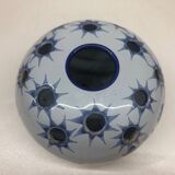 Nevers ceramic flower vase by JM Montagnon