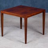 Mid-Century Coffee or Side Table in Rosewood by Severin Hansen for Haslev Møbelsnedkeri, Denmark, 1950s