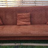 Three-seater sofa bed