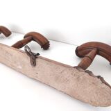 Patère en bois façon bambou