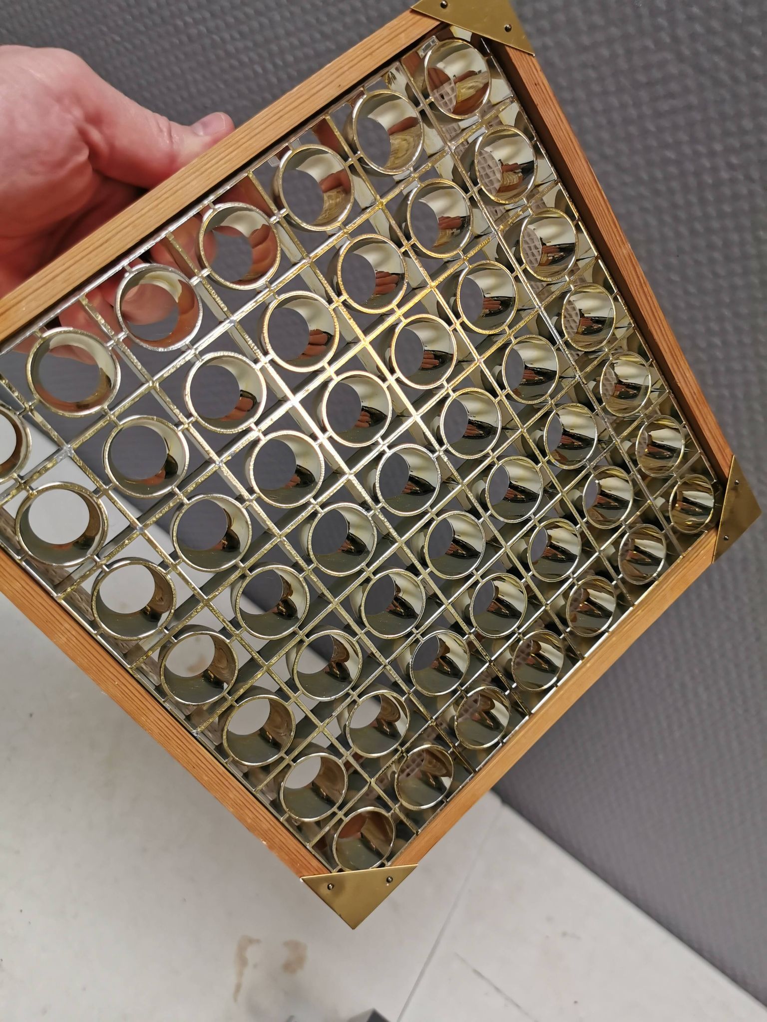 A pair of ceiling lights from Swedish Alda 1980s.