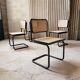 4 chairs Cesca b32 by Marcel Breuer