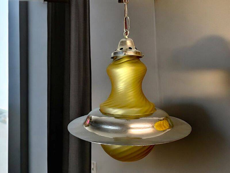 Large Space Age modern chandelier