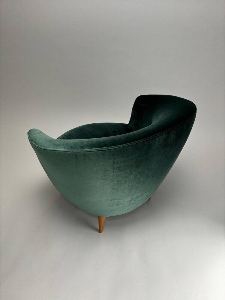 Paire de fauteuils dans le style de Federico Munari, Italie années 50