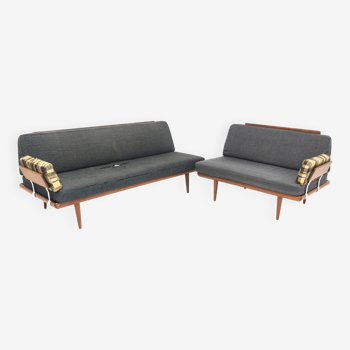 Daybeds "Minerva", Peter Hvidt & Orla Mölgaard Nielsen pour France and son, Danemark, 1960