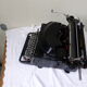 Typewriter, Typewriter Silenta Continental, made in Germany in 1937, Art Deco