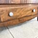 Small chest of drawers with 4 drawers — solid wood, Art Deco patterns, France 1950s