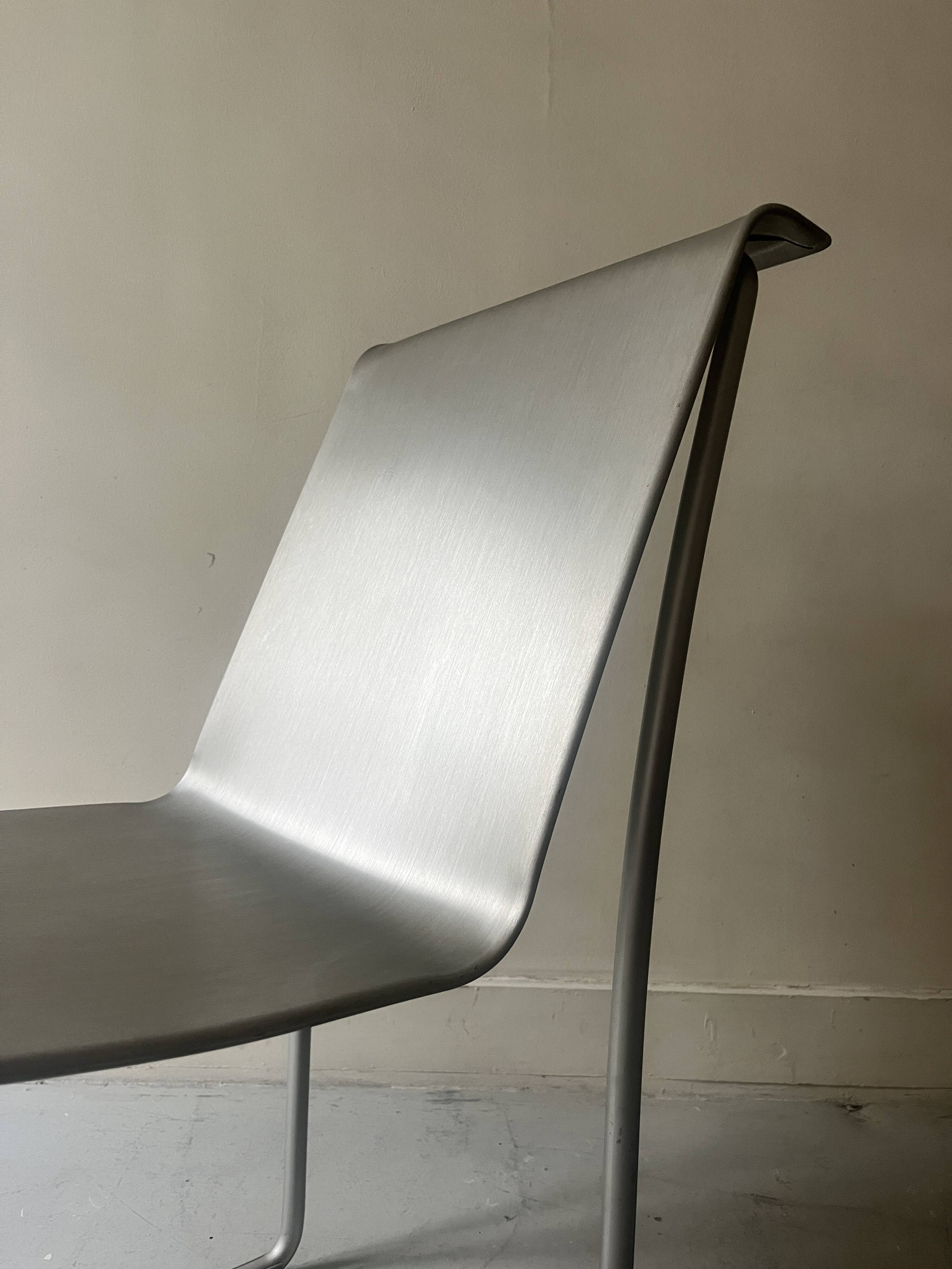 SUPERLIGHT chrome metal chair by Frank Gerhy, Edition Emeco USA