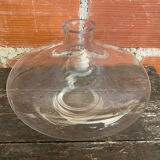 Vintage Glass Decanter Carafe Table Art #D850