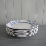 Ridgways Delft Dinner Plate Set of 8