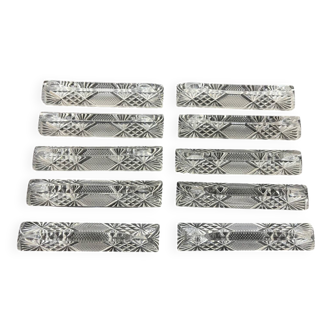 10 crystal knife holders