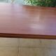 Table extensible pieds compas année 50 rallonges non fournis en bois de teck–Très bon état