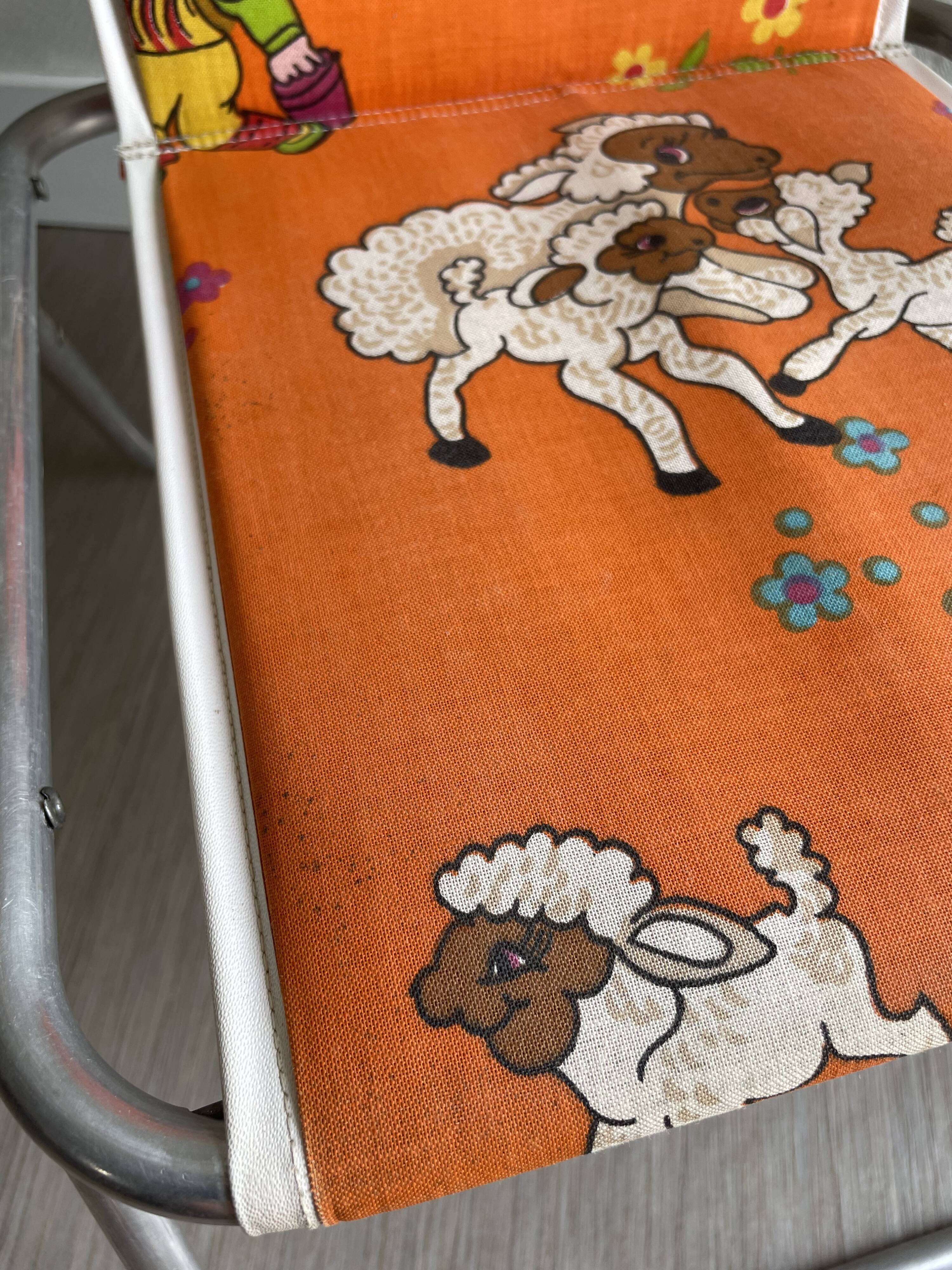 Vintage children's camping chair