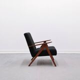 Mid-Century Easy Chair, Model B 310 Var, in Black Shield