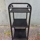 Pair of old military hospital bedside tables