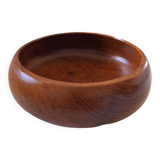 Scandinavian teak aperitif or emptying dish, vintage 60s