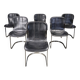 Chaises de salle à manger vintage par Cidue, ensemble de 6, années 1970