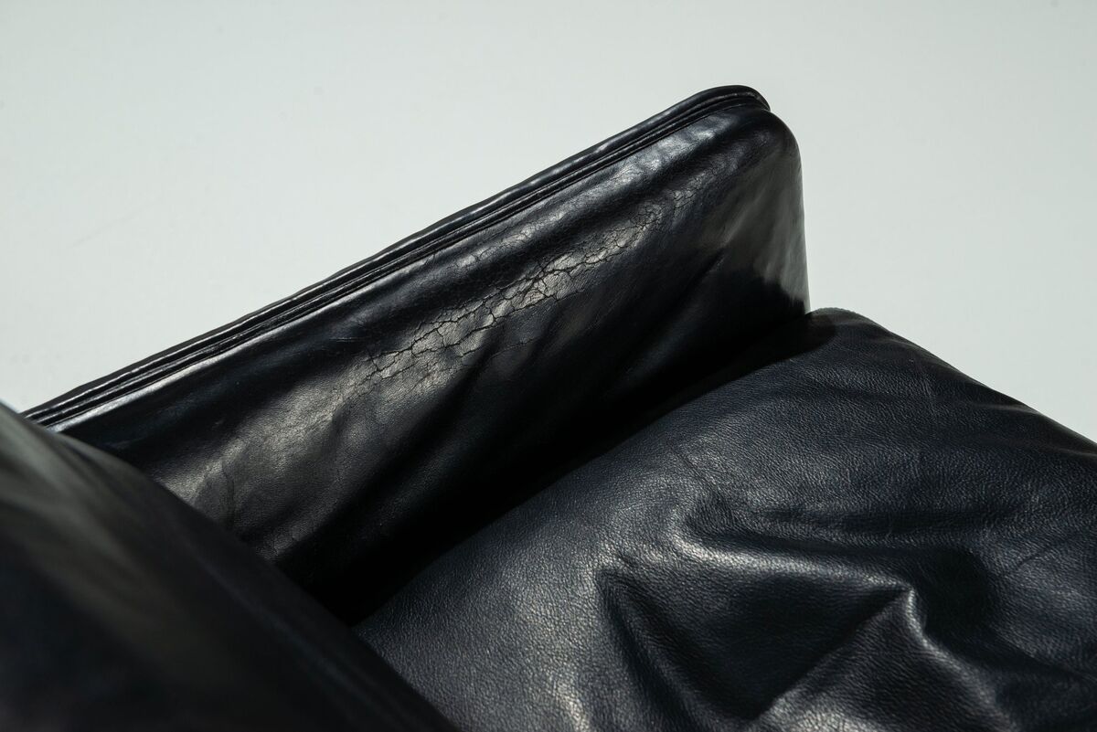 Lounge chair model 800 in leather by Hans Olsen CS Mobler Denmark 1958