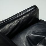 Lounge chair model 800 in leather by Hans Olsen CS Mobler Denmark 1958