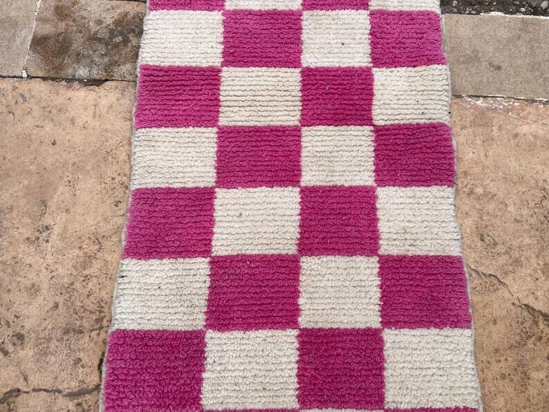 Handmade runner rug 300cm x 90cm