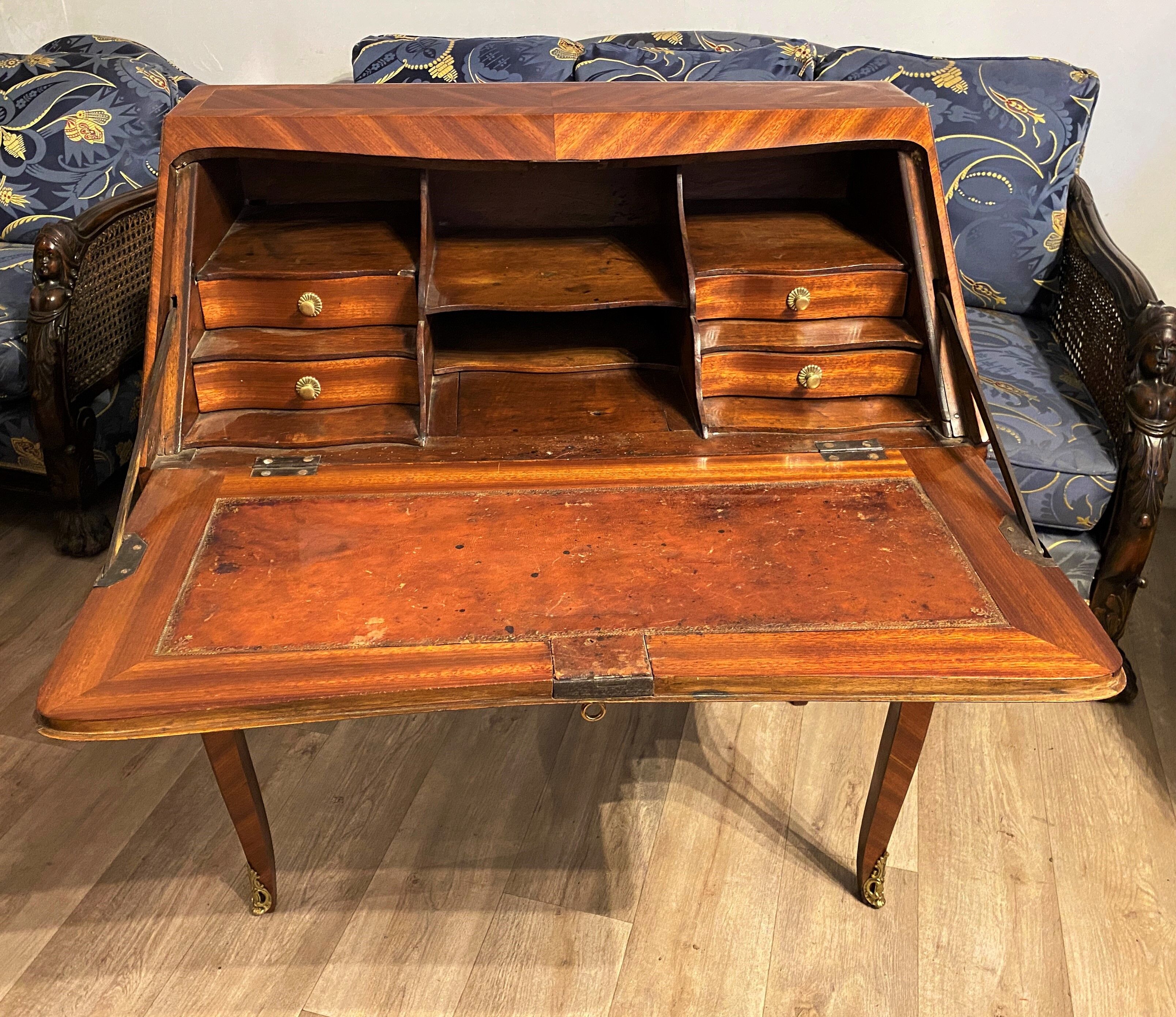 Slope desk marquetry XVIIIth