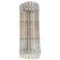 Contemporary bright “triedro” murano glass wall sconce