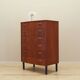 Teak chest of drawers, Danish design, 1970s, production: Denmark