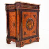 Inlayed cabinet commode, Italy, 1860s