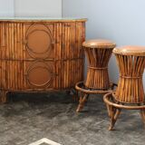 Bar table - 60s stools