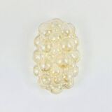 Mid Century Modern Amber Bubble Glass Wall Light By Helena Tynell For Limburg, Germany, 1960s