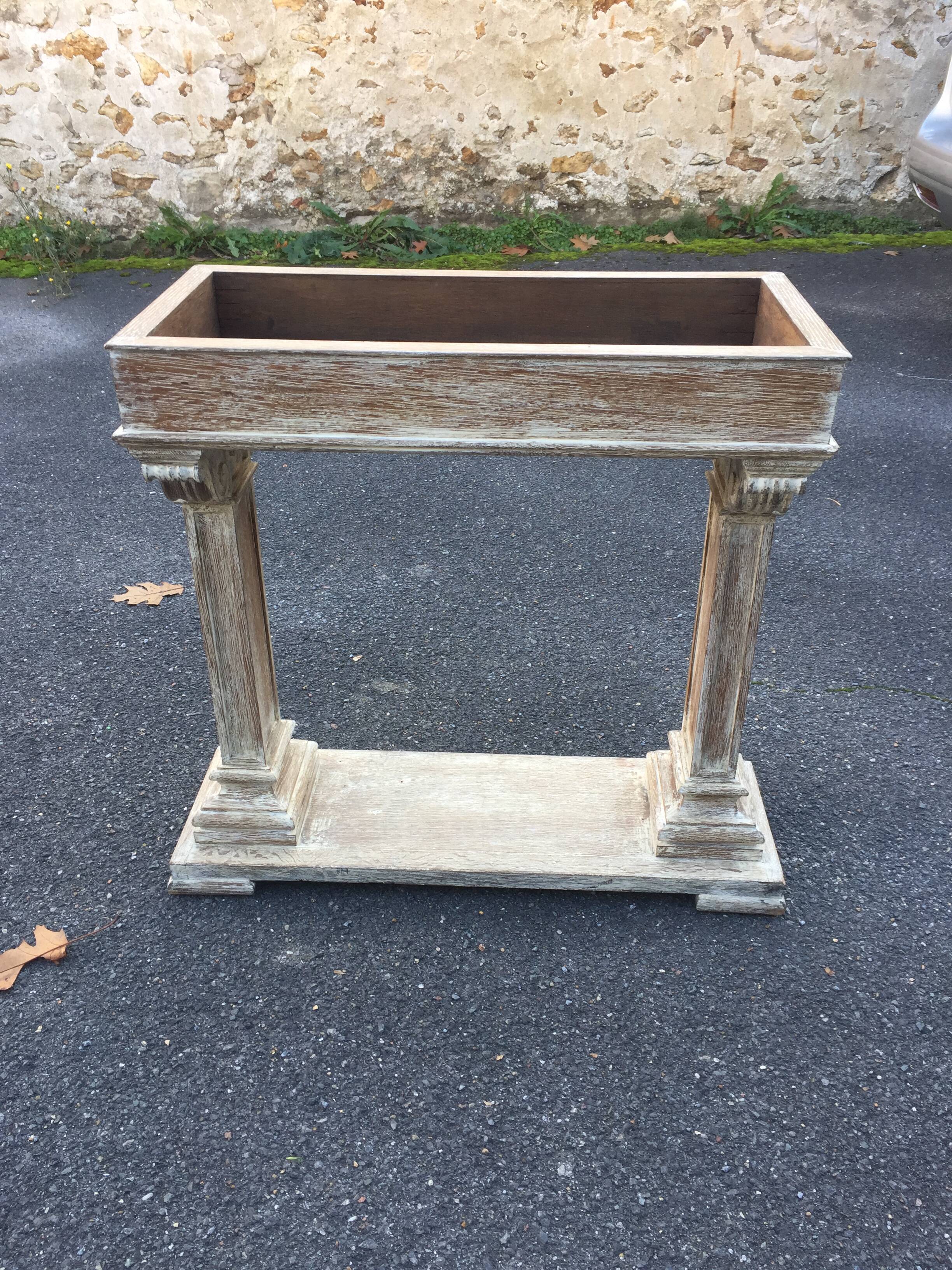 Small fifth wheel in cerused oak