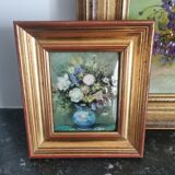 Petit cadre bouquet de fleurs procédé cadem