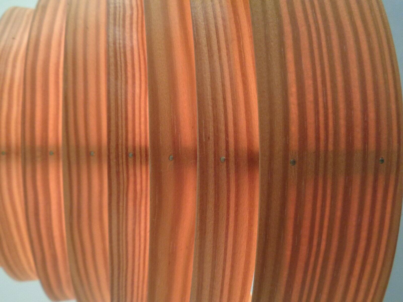 Wooden Lamella Ceiling Lamp by Hans-Agne Jakobsson for Hans-Agne Jakobsson AB Markaryd, 1960s