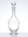 Antique crystal decanter from Nancy, engraved, circa 1920-1930.